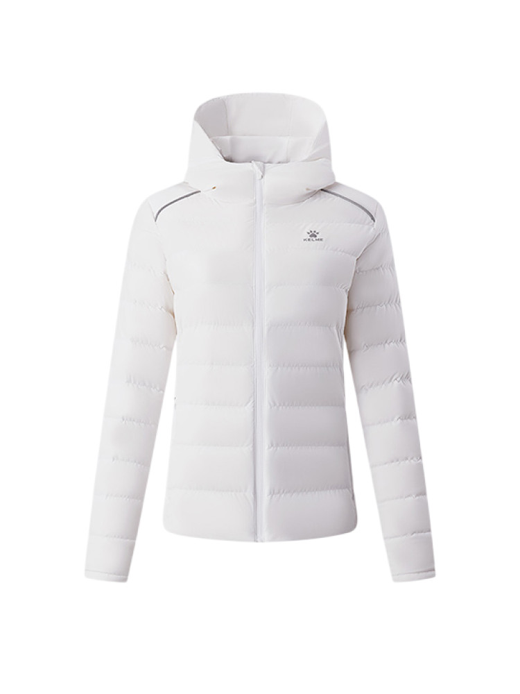 Пуховик KELME Lightweight Hooded Down Jacket White