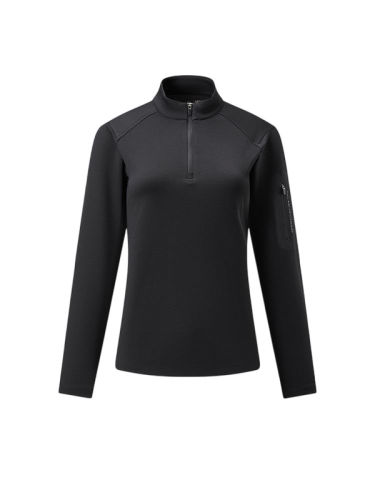 Лонгслив KELME Half-open Long-sleeved T-shirt Black