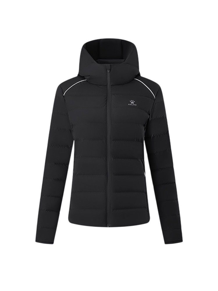 Пуховик KELME Lightweight Hooded Down Jacket Black