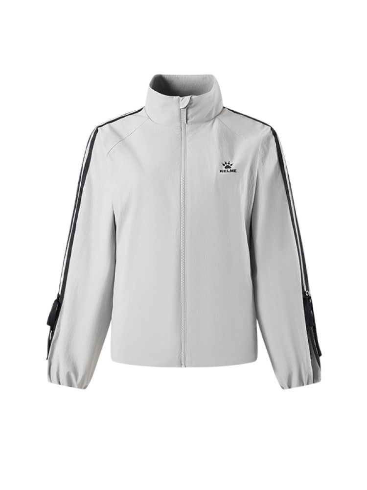 Ветровка KELME Stand-up Collar Woven Coat Grey
