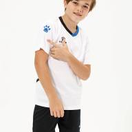 Детская футбольная форма KELME Short-Sleeved Football Suit (White/Black) - Детская футбольная форма KELME Short-Sleeved Football Suit (White/Black)