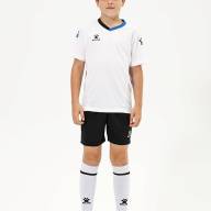 Детская футбольная форма KELME Short-Sleeved Football Suit (White/Black) - Детская футбольная форма KELME Short-Sleeved Football Suit (White/Black)