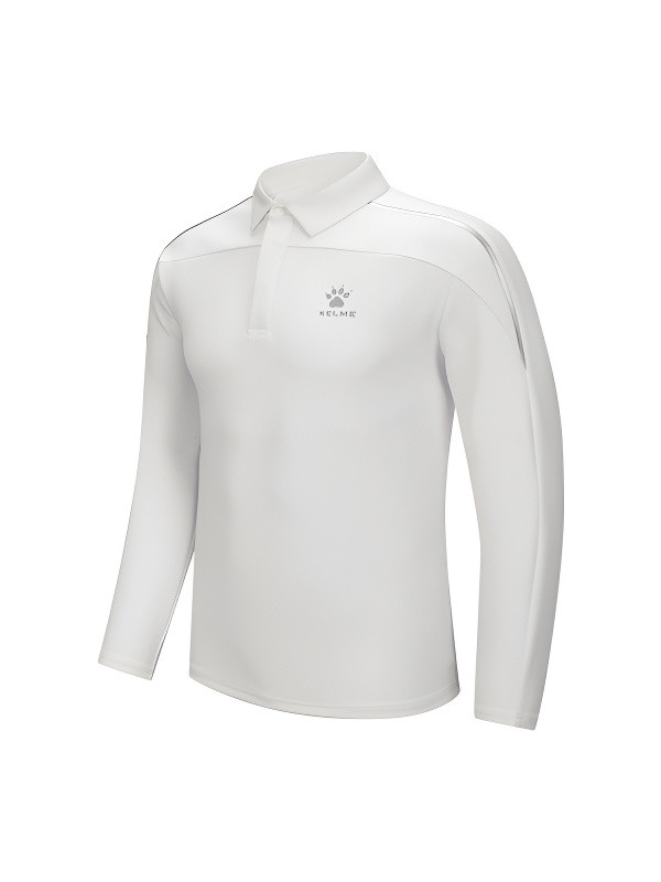 Лонгслив KELME Long Sleeve Polo Shirt White
