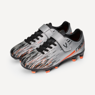 БЕЗ УПАКОВКИ Бутсы футбольные JOGEL Rapido FG Silver/black, детский - БЕЗ УПАКОВКИ Бутсы футбольные JOGEL Rapido FG Silver/black, детский