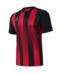 Футболка игровая JOGEL CAMP Striped Jersey, красный/черный, детский