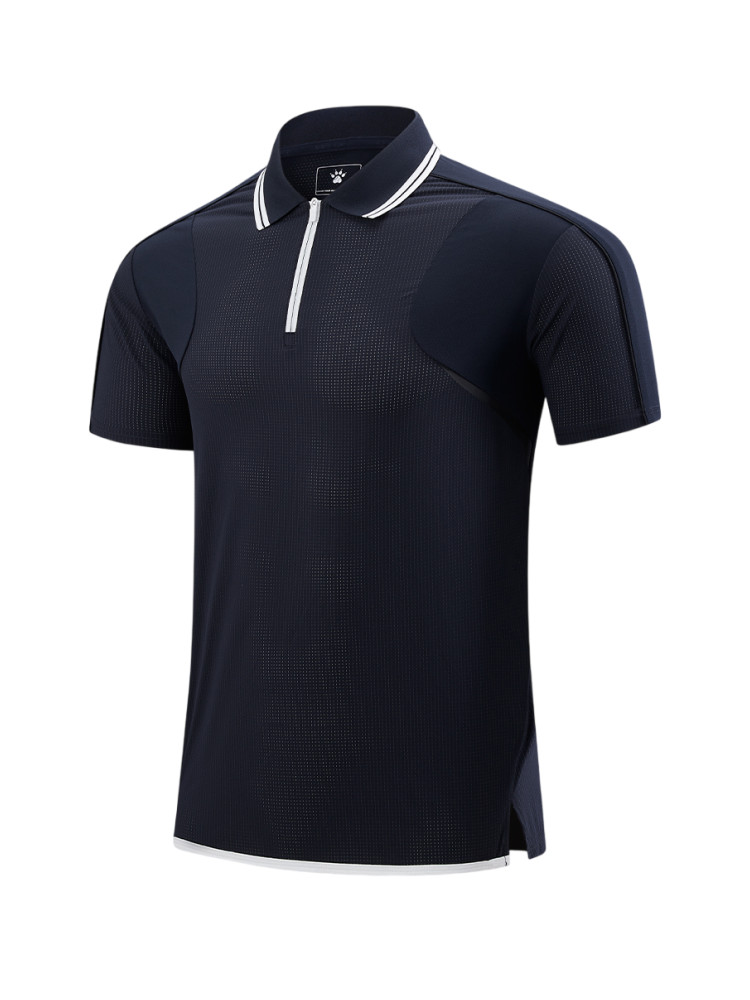 Футболка KELME Short-sleeved Polo Shirt Dark Blue