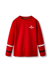 Детский лонгслив KELME Boys Long Sleeve T-Shirt Red