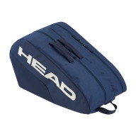 Сумка-чехол HEAD Base Padel Bag M, 261365-NY, с карманом, на 3 ракетки для падела, темно-синий - Сумка-чехол HEAD Base Padel Bag M, 261365-NY, с карманом, на 3 ракетки для падела, темно-синий
