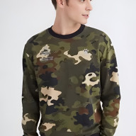 Свитшот KELME Men's Round Neck Sweater Dark Green - Свитшот KELME Men's Round Neck Sweater Dark Green