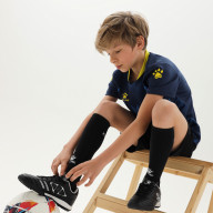 Детская футбольная форма KELME Short-Sleeved Football Suit (Dark Blue/Black) - Детская футбольная форма KELME Short-Sleeved Football Suit (Dark Blue/Black)