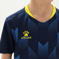 Детская футбольная форма KELME Short-Sleeved Football Suit (Dark Blue/Black) - Детская футбольная форма KELME Short-Sleeved Football Suit (Dark Blue/Black)