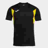 CAMISETA MANGA CORTA WINNER III NEGRO AMARILLO - CAMISETA MANGA CORTA WINNER III NEGRO AMARILLO