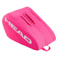 Сумка-чехол HEAD Base Padel Bag M, 261406-PK, с карманом, на 3 ракетки для падела, розовый - Сумка-чехол HEAD Base Padel Bag M, 261406-PK, с карманом, на 3 ракетки для падела, розовый