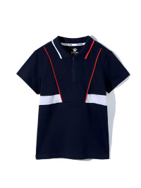 Детская футболка KELME Boys Short Sleeve T-Shirt Dark Blue