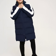 Детский пуховик KELME Children's Long Cotton Clothes Dark Blue - Детский пуховик KELME Children's Long Cotton Clothes Dark Blue