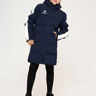Детский пуховик KELME Children's Long Cotton Clothes Dark Blue - Детский пуховик KELME Children's Long Cotton Clothes Dark Blue