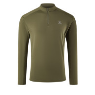 Лонгслив KELME Half-open Long-sleeved T-shirt Khaki - Лонгслив KELME Half-open Long-sleeved T-shirt Khaki