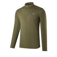 Лонгслив KELME Half-open Long-sleeved T-shirt Khaki - Лонгслив KELME Half-open Long-sleeved T-shirt Khaki