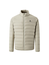 Пуховик KELME Lightweight Stand-up Collar Down Jacket Beige