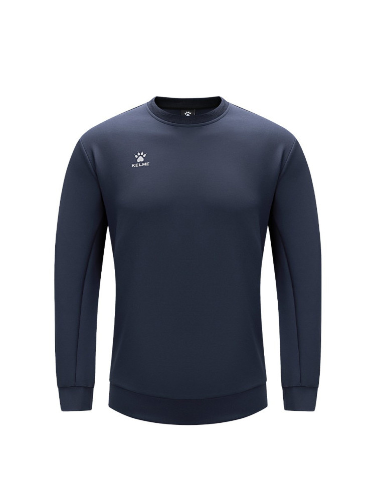 Свитшот KELME Knitted Crew Neck Sweatshirt Dark Blue