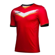 Детская футболка KELME Short Sleeve Football Shirt Kids Red - Детская футболка KELME Short Sleeve Football Shirt Kids Red
