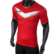Детская футболка KELME Short Sleeve Football Shirt Kids Red - Детская футболка KELME Short Sleeve Football Shirt Kids Red