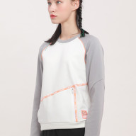 Свитшот KELME Pullover Sweater (White/Grey) - Свитшот KELME Pullover Sweater (White/Grey)