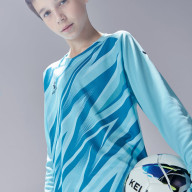Детская вратарская форма KELME Long Sleeve Goalkeeper Suit Light Blue - Детская вратарская форма KELME Long Sleeve Goalkeeper Suit Light Blue