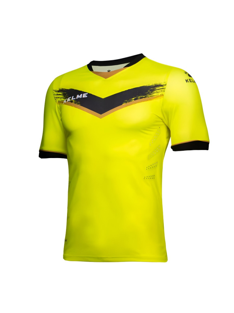 Детская футболка KELME Short Sleeve Football Shirt Kids (Citric/Yellow)