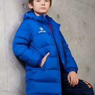 Детский пуховик KELME Children's Long Down Jacket Blue - Детский пуховик KELME Children's Long Down Jacket Blue