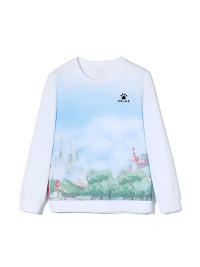 Детский свитшот KELME Boys Long Sleeve T-Shirt White