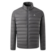 Пуховик KELME Lightweight Stand-up Collar Down Jacket Dark Grey - Пуховик KELME Lightweight Stand-up Collar Down Jacket Dark Grey