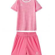 Детская футбольная форма KELME Short-Sleeved Football Suit Pink - Детская футбольная форма KELME Short-Sleeved Football Suit Pink