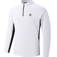 Олимпийка KELME Half-open Long-sleeved T-shirt White - Олимпийка KELME Half-open Long-sleeved T-shirt White