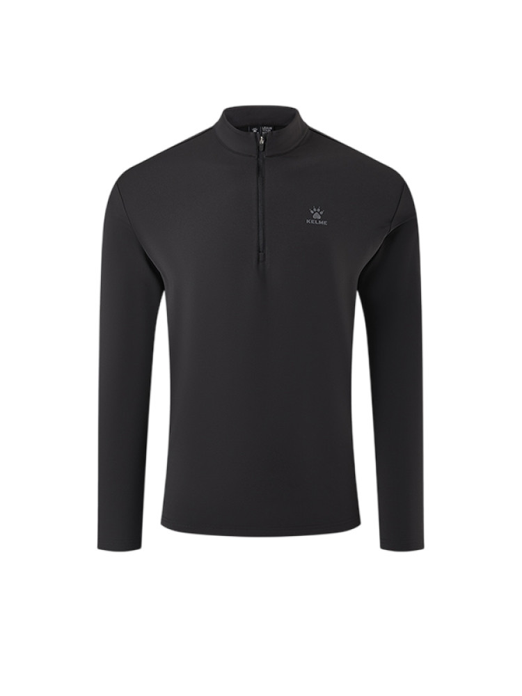 Лонгслив KELME Half-open Long-sleeved T-shirt Black