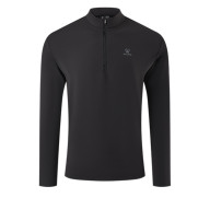 Лонгслив KELME Half-open Long-sleeved T-shirt Black - Лонгслив KELME Half-open Long-sleeved T-shirt Black