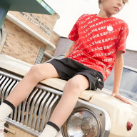 Детская футболка KELME Short Sleeve T-Shirt Kid Red - Детская футболка KELME Short Sleeve T-Shirt Kid Red