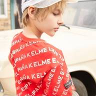 Детская футболка KELME Short Sleeve T-Shirt Kid Red - Детская футболка KELME Short Sleeve T-Shirt Kid Red