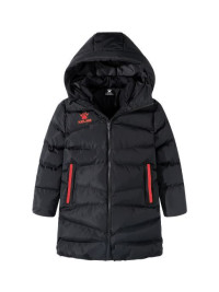 Детский пуховик KELME Children's Long Jacket (Black/Red)