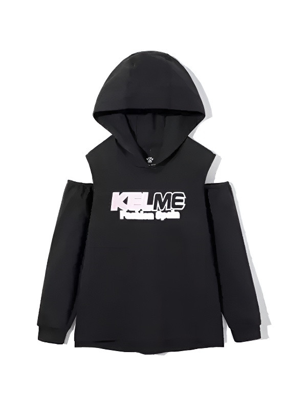 Детское худи KELME Girl's Hooded Sweatshirt Black