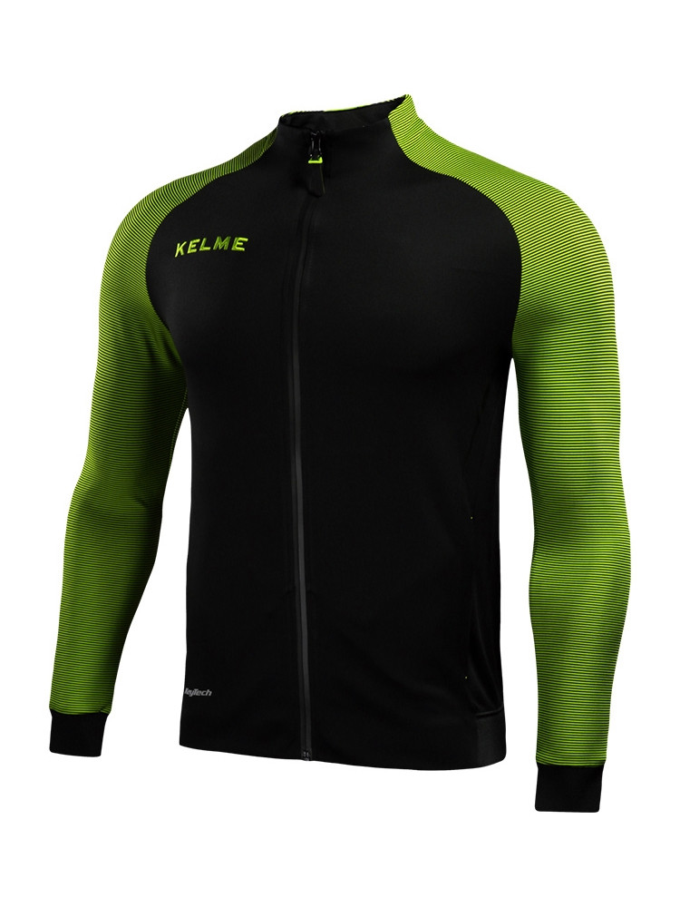 Олимпийка KELME Training Jacket (Black/Green)