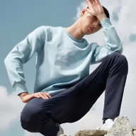 Свитшот KELME Round Neck Sweater Light Blue - Свитшот KELME Round Neck Sweater Light Blue