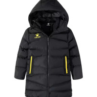 Детский пуховик KELME Children's Long Jacket (Black/Yellow) - Детский пуховик KELME Children's Long Jacket (Black/Yellow)