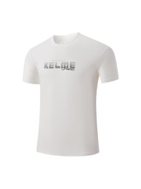 Футболка KELME Crew Neck Short-sleeved T-shirt Beige