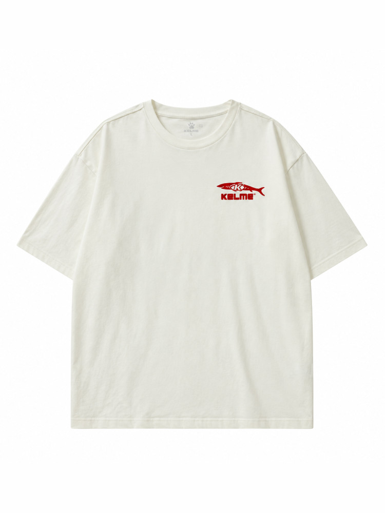 Футболка KELME Crew Neck T-shirt Beige