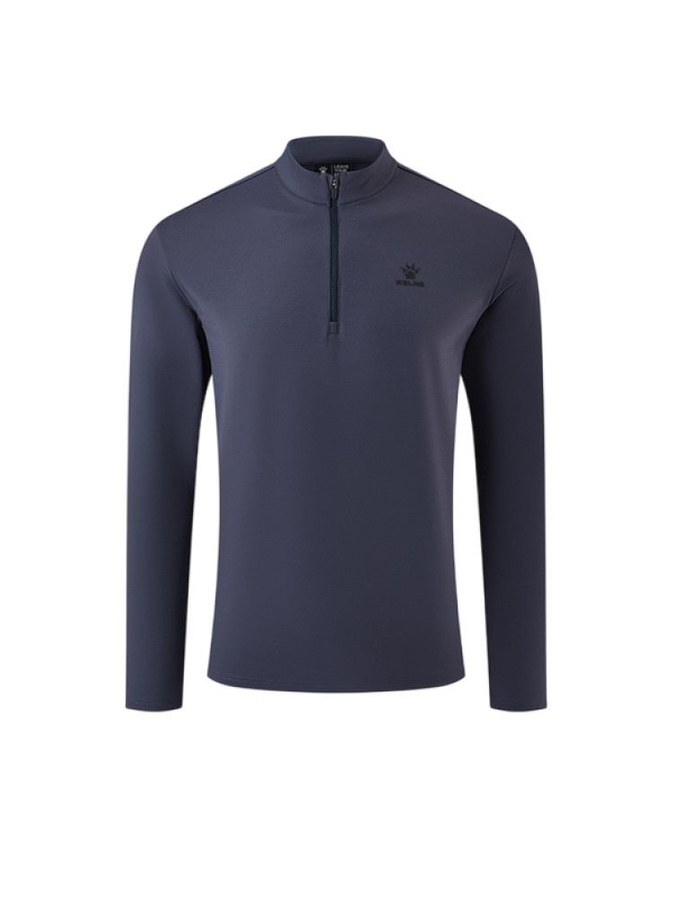 Лонгслив KELME Half-open Long-sleeved T-shirt Dark Blue