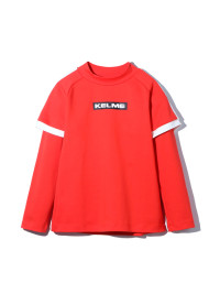 Детский лонгслив KELME Boys Long Sleeve T-Shirt Red