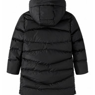 Детский пуховик KELME Children's Long Jacket (Black/White) - Детский пуховик KELME Children's Long Jacket (Black/White)