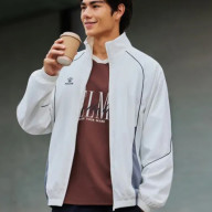 Ветровка KELME Stand-up Collar Woven Coat White - Ветровка KELME Stand-up Collar Woven Coat White