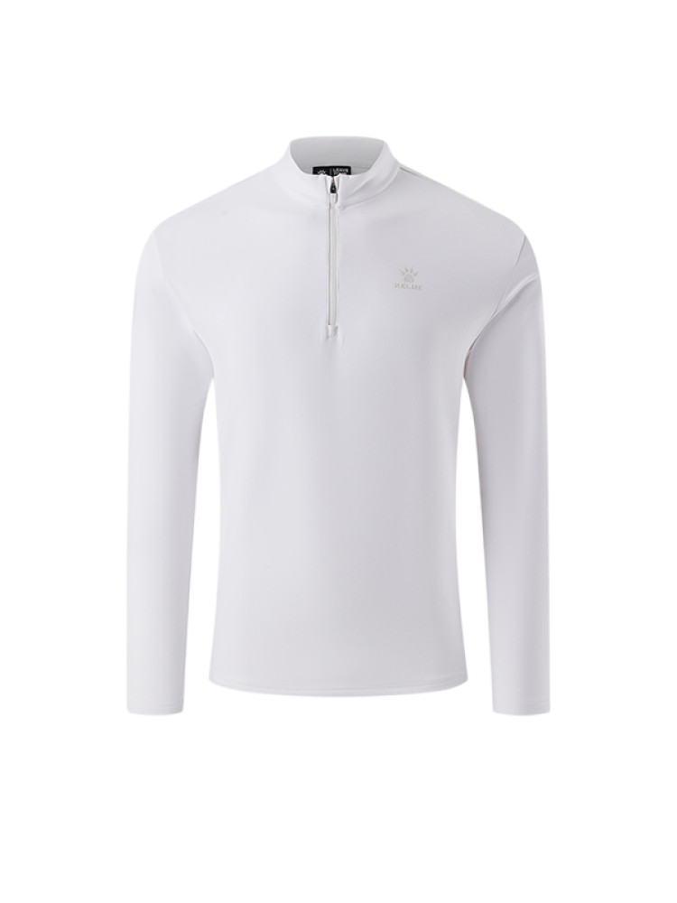 Лонгслив KELME Half-open Long-sleeved T-shirt White